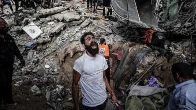 İsrail ordusunun 13 gündür kuşatma uyguladığı Gazze Şeridi'nin kuzeyine insani