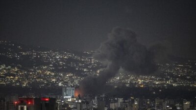 İsrail ordusunun gece saatlerinde Lübnan'ın başkenti Beyrut'taki Refik Hariri Devlet