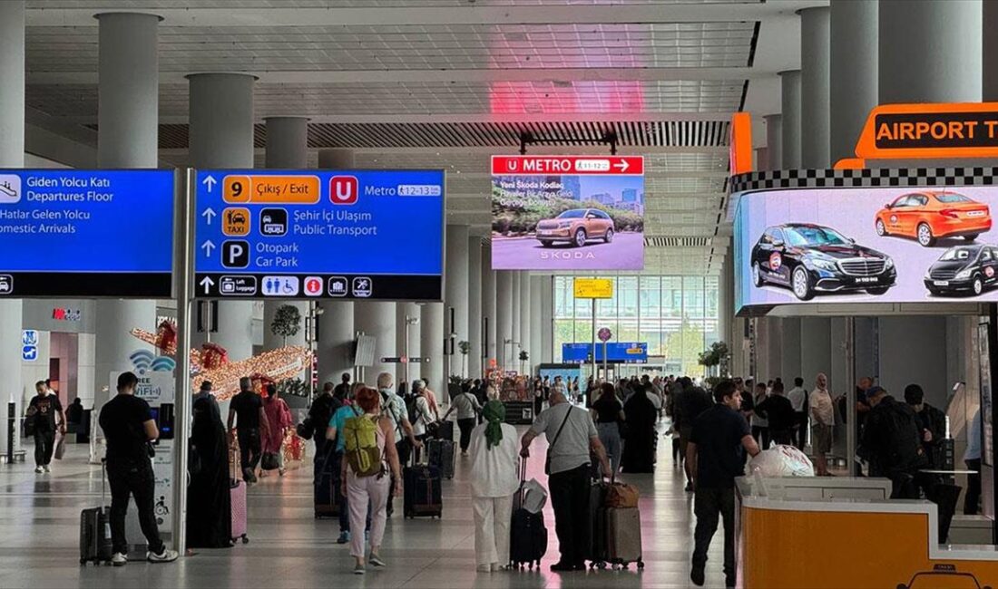 İstanbul Havalimanı, 23-29 Eylül'ü kapsayan dönemde günlük ortalama 1438 uçuşla