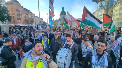 STOCKHOLM (AA) – İsveç’te, İsrail’in Gazze ve Lübnan’a saldırıları protesto