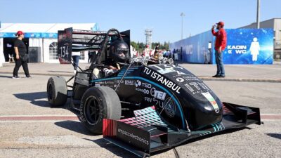 İstanbul Teknik Üniversitesi (İTÜ) Racing Takımının 8 ayda geliştirdiği elektrikli