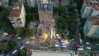 İzmir'in Seferihisar ilçesi açıklarında 30 Ekim 2020'de meydana gelen 6,6