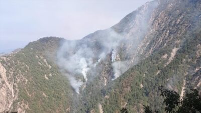 Kahramanmaraş'ın Onikişubat ilçesinde 25 Ekim'de başlayan orman yangını kontrol altına