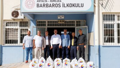 ANTALYA (AA) – Kumluca Ticaret Borsası (KUTBO), ilçe genelindeki okullarda