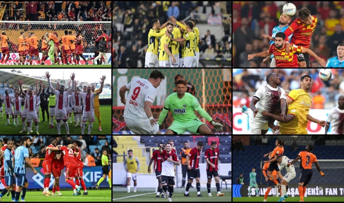 Trendyol Süper Lig'de 10. haftanın kapanış maçında lider Galatasaray, derbide