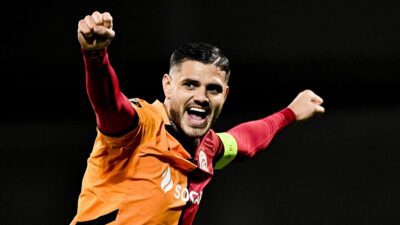 Galatasaray'ın Arjantinli yıldızı Mauro Icardi, sarı-kırmızılı kulübün tarihindeki en golcü