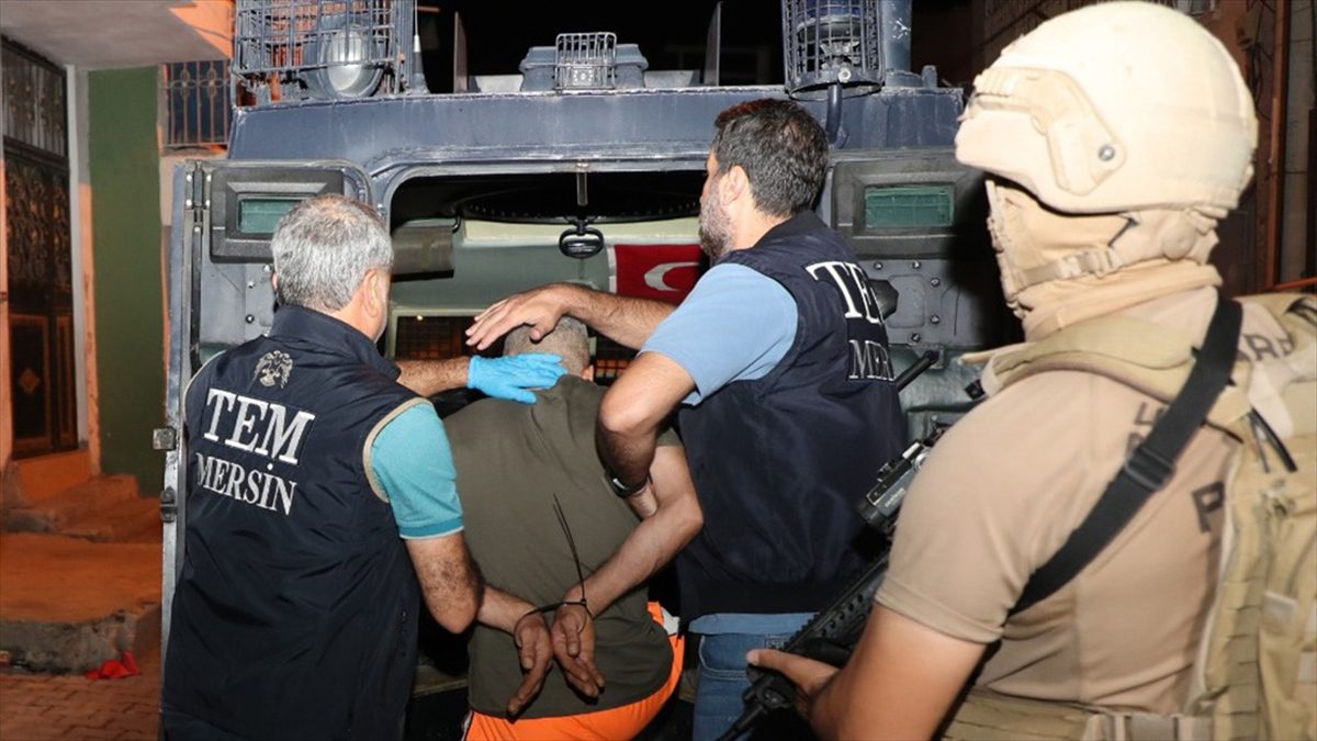 MERSİN (AA) – İl Emniyet Müdürlüğünün açıklamasına göre, terör örgütü