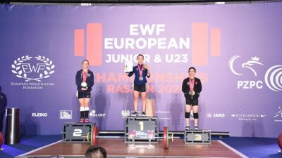 Polonya'da düzenlenen Gençler ve 23 Yaş Altı Avrupa Halter Şampiyonası'nda