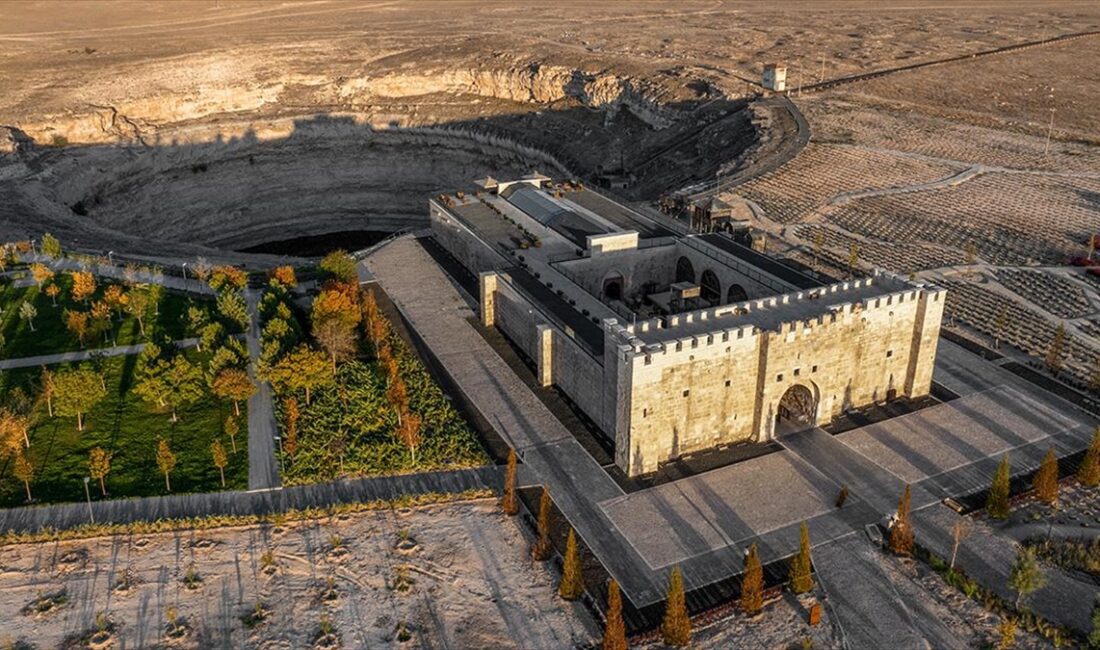 Konya'nın Karatay ilçesinde restorasyonun ardından müze otele dönüştürülen Kızören Obruğu'nun