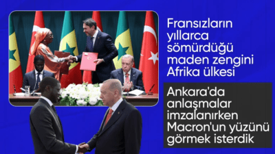 Ankara'yı ziyaret eden Senegal Cumhurbaşkanı Bassirou Diomaye Diakhar Faye ile