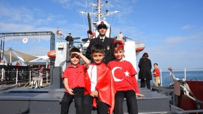 Samsun'da 29 Ekim Cumhuriyet Bayramı dolayısıyla Sahil Güvenlik Karadeniz Bölge