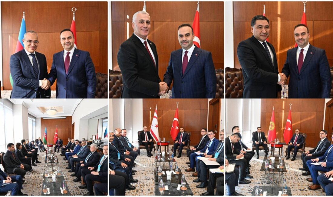 Bakan Mehmet Fatih Kacır; Azerbaycan Ekonomi Bakanı Mikayıl Cabbarov, Kırgızistan