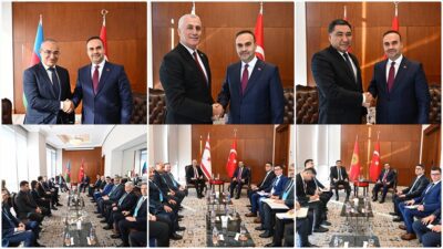 Bakan Mehmet Fatih Kacır; Azerbaycan Ekonomi Bakanı Mikayıl Cabbarov, Kırgızistan