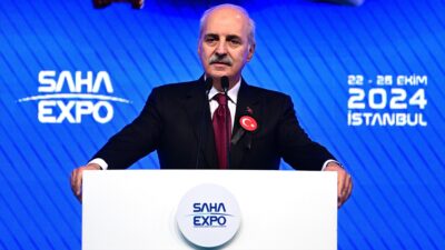 İSTANBUL (AA) – Kurtulmuş, İstanbul Fuar Merkezi’nde (İFM) d&uuml;zenlenen SAHA