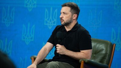 Ukrayna Devlet Başkanı Volodimir Zelenskiy, 12 Ekim'de Almanya'nın Ramstein kentinde