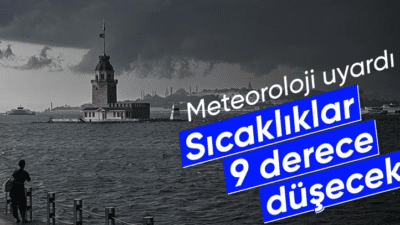 Meteorolojiden yapılan açıklamaya göre yurt genelinde hava sıcaklıkları 5 ila
