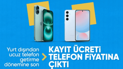 Yeniden değerleme oranının belli olmasıyla birlikte yurt dışından getirilen telefonların