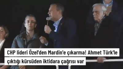 CHP Genel Başkanı Özgür Özel ve beraberindeki heyet, kayyum atanan