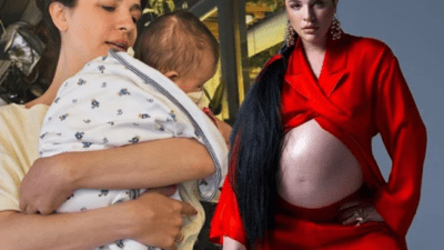 26 Nisan 2024 tarihinde kızı Asya'yı kucağına alan Gonca Vuslateri,