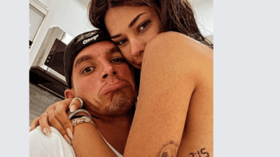 Ünlü oyuncu Devrim Özkan ile Galatasaray'ın Uruguaylı futbolcusu Lucas Torreira,