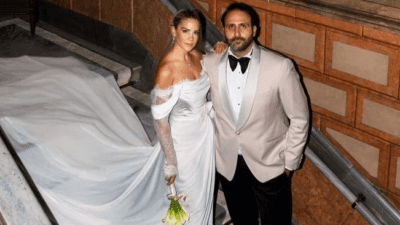 Ünlü oyuncu ve sunucu Derya Taşbaşı, iş insanı Deniz İçmeli