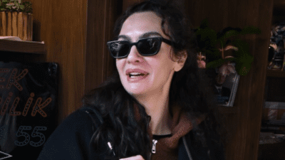 Ünlü oyuncu Birce Akalay, Bebek'te görüntülendi