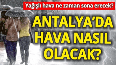 Antalya Meteoroloji 4. Bölge Müdürlüğünden yapılan açıklamada yarın havanın çok