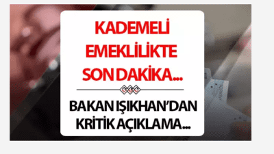 Kademeli emeklilik sistemi için bekleyiş devam ederken 9 Aralık Pazartesi