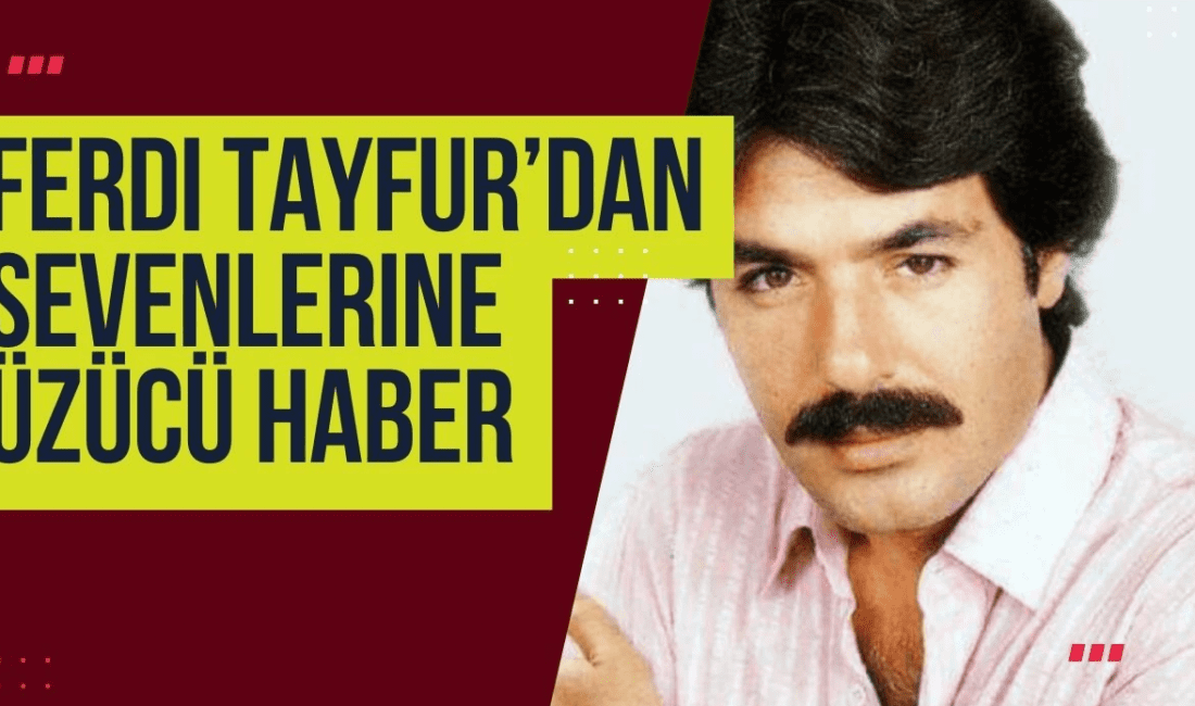 Ünlü sanatçı Ferdi Tayfur, yüksek tansiyon şikayetiyle hastaneye kaldırıldı. Tayfur'un