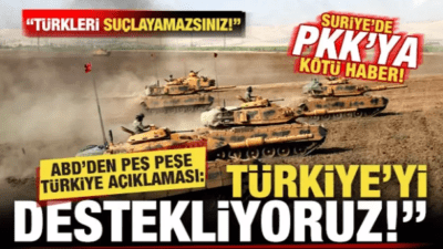 ABD Dışişleri Bakanlığı, Suriye'deki terör örgütü PKK/YPG'ye karşı Türkiye'nin meşru