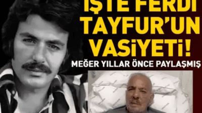 Ünlü sanatçı Ferdi Tayfur Antalya'da tedavi gördüğü hastanede 79 yaşında