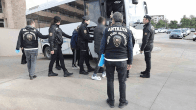 Antalya’da son 1 haftada yaşanan asayiş olaylarında 483 aranan şahıs