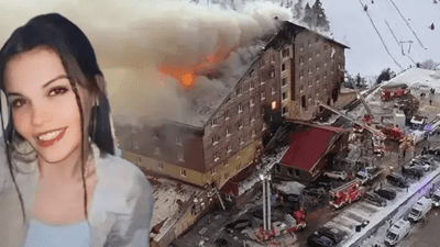 Kartalkaya’da, Grand Kartal Otel’deki yangın faciasında 12’nci kattan atlayan Şevval