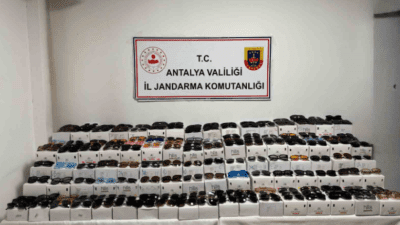 Antalya’da kaçakçılıkla mücadele kapsamında yapılan çalışmalarda 5 bin adet farklı