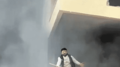 Antalya'nın Alanya ilçesinde bir binada çıkan yangın panik yarattı. Yangının