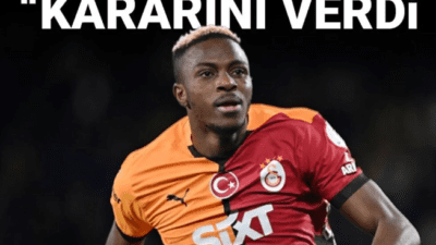 Galatasaray taraftarına Victor Osimhen’den kötü haber: Yeni adresi netleşti Galatasaray'ın sezon başında Napoli'den kiralık olarak kadrosuna kattığı Victor Osimhen