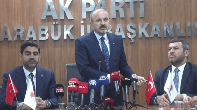 çişleri Bakan Yardımcısı Bülent Turan, CHP'nin Cumhurbaşkanı adayı Ekrem İmamoğlu