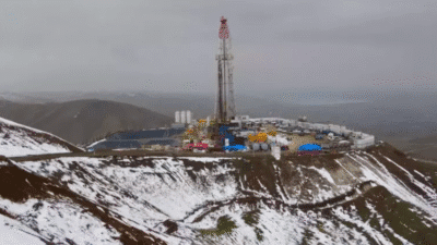 Van'ın Muradiye ilçesinde Türkiye Petrolleri Anonim Ortaklığı (TPAO) tarafından yürütülen