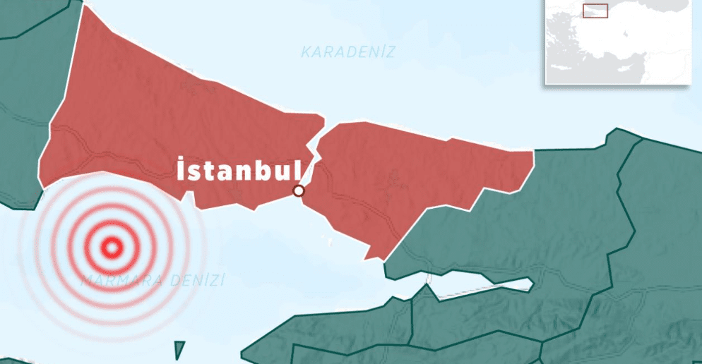 İstanbul Büyükçekmece açıklarında Marmara Denizi'nde 3,8 büyüklüğünde deprem meydana geldi.