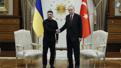 Cumhurbaşkanı Recep Tayyip Erdoğan, Ukrayna Devlet Başkanı Volodimir Zelenskiy ile