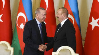 Cumhurbaşkanı Erdoğan, Azerbaycan Cumhurbaşkanı Aliyev ve Pakistan Başbakanı Şerif ile