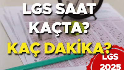 15 Haziran Pazar günü yani bugün yapılacak olan LGS oturum