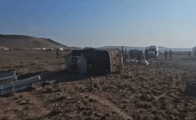 Aksaray’da Ihlara bölgesinden havalanan bir sıcak hava balonu, anlık rüzgar