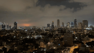 İsrail ordusu, İran’ın füze saldırısı başlattığını belirterek, sığınaklara girilmesi uyarısı