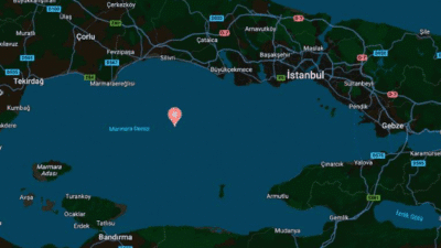 Marmara Denizi'nde Silivri açıklarında 4,1 büyüklüğünde deprem meydana geldi.
