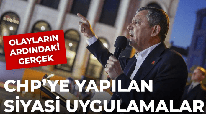 CHP’li belediyelere yapılan operasyonlar nedeniyle, bugüne kadar 3’ü büyükşehir olmak