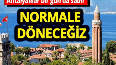 Antalya Meteoroloji 4. Bölge Müdürlüğünden yapılan açıklamada yarın hava az