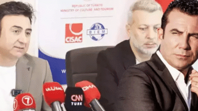 Türkiye Musiki Eseri Sahipleri Meslek Birliği (MESAM) üyeleri Mustafa Özarslan,