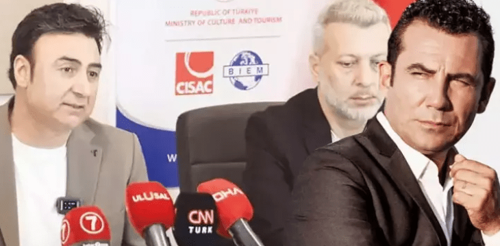 Türkiye Musiki Eseri Sahipleri Meslek Birliği (MESAM) üyeleri Mustafa Özarslan,