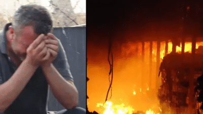 Antalya'nın Kepez ilçesinde otel ekipmanlarının depolandığı bir iş yerinde çıkan